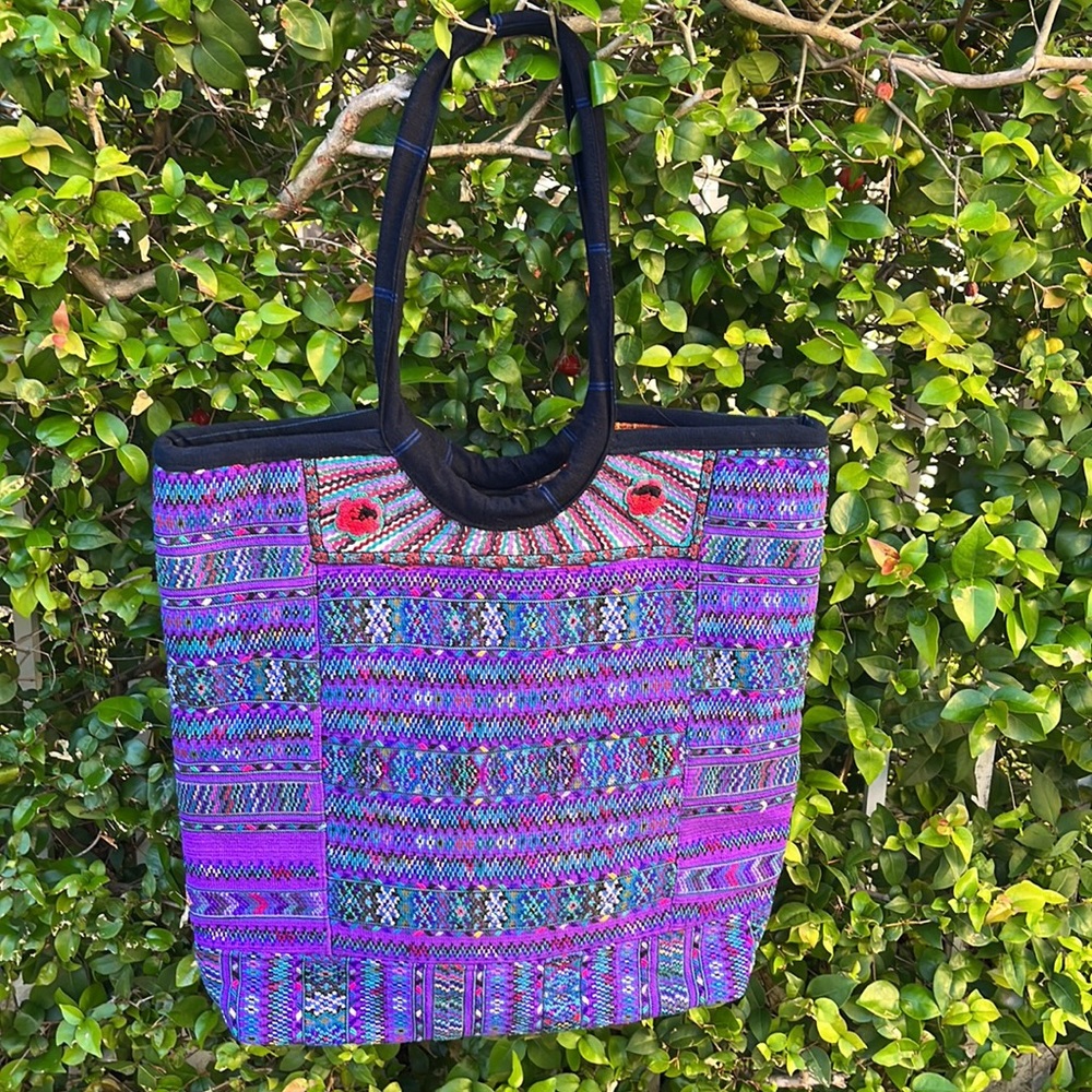 TypicalG Beach Tote bag - hand made and one of a kind.